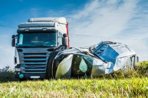 Semi-Truck Crashes Near Terwilliger Blvd. No Deaths Reported